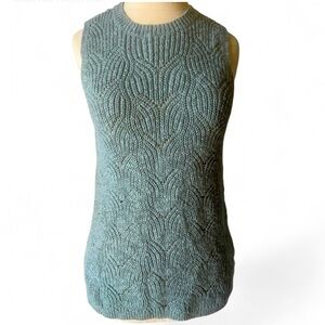 Gap Women's XS Green Crochet Tank Top Sleeveless Casual